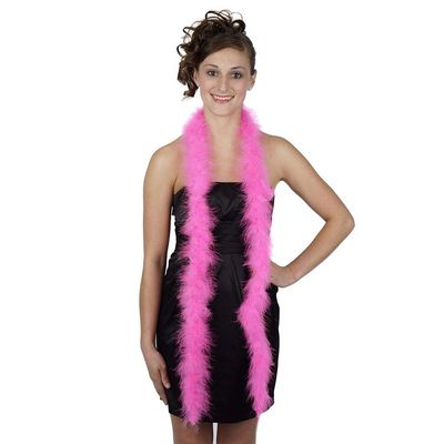 ZUCKER Marabou Boa Medium Weight Solid Color - Pink Orient
