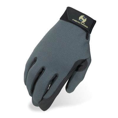Heritage Performance Gloves, Size 9, Dark Grey