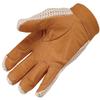 Heritage Crochet Riding Gloves, Size 4, Natural Tan view 2