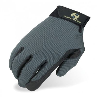 Heritage Performance Gloves, Size 8, Dark Grey