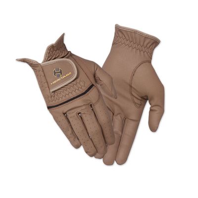 Heritage Premier Show Gloves, Size 6, Brown