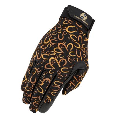 Heritage Performance Gloves, Size 6, Horseshoes
