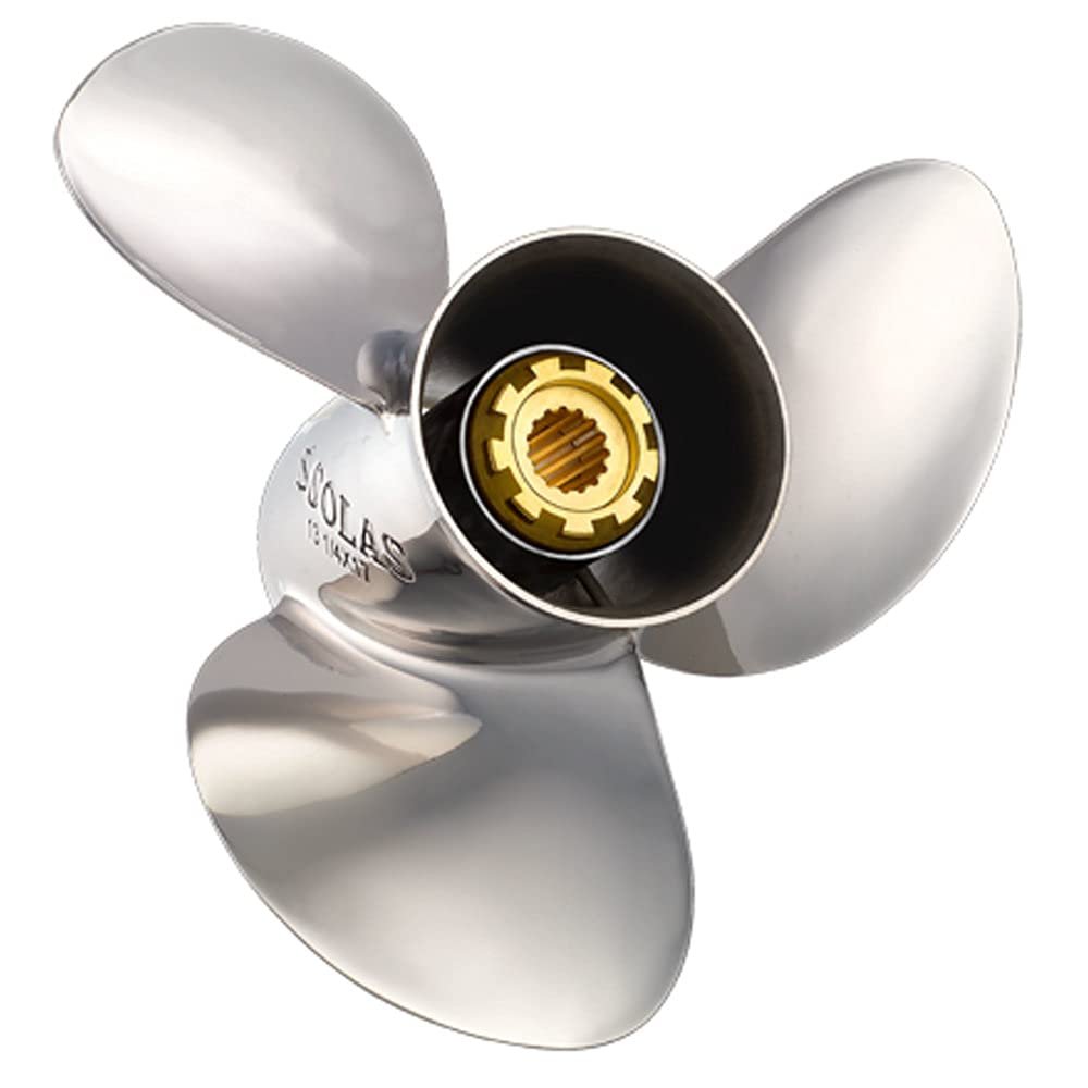 Solas 1531-145-15 Saturn Stainless Steel 3-Blade Propeller - RH, 14.5" Diameter x 15" Pitch