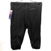 ADAMS Football Pants Black Youth XL Snaps with Belt, Padless YFP-80 view 2