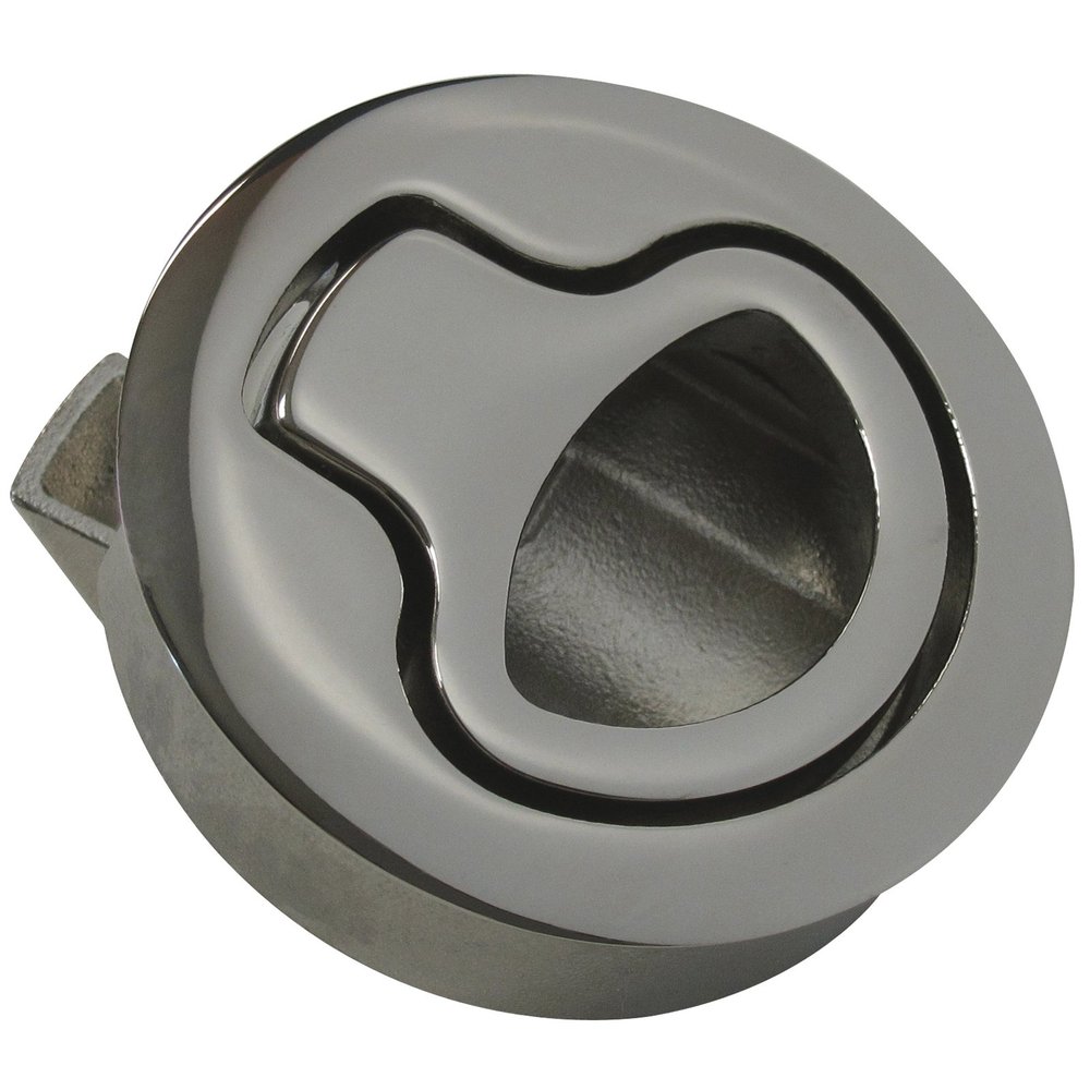 Teak Isle Southco Non-Locking Plastic Flush Latch (Stainless Steel)