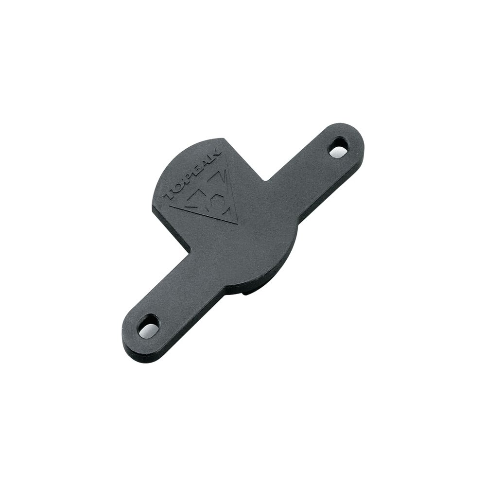 Topeak Tail Light Mount for Tubular Rack & MTX Beam Racks for Cycling Portability Accessories, Adults, Unisex, Black (Black), 80 mm/8.5 cm