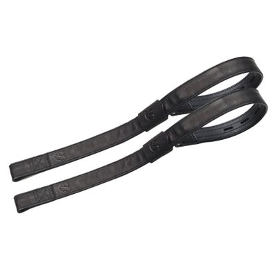 Bates Webbers Stirrup Leathers 24in Black