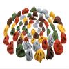 Atomik Rock Climbing Holds Set of 60 Variety Holds in Assorted Earth Tones view 2