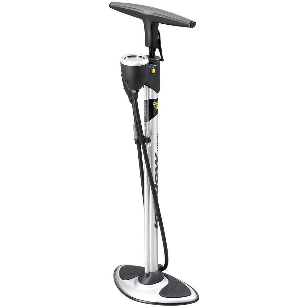 Topeak Joe Blow Turbo Floor Pump - Silver/Black