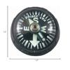  MIZAR-TEC NO50 Wrist Compass, Black view 2