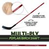 Franklin Sports NHL Power Force Kids Outdoor Hockey Stick - 52 Inch Junior Left Handed Stick for Street + Roller Hockey - Durable Wood Shaft + ABS Blade - Lefty - Assorted Colors view 4