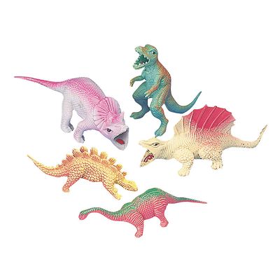 Fun Express Small Vinyl Dinosaur Assortment - Toys - 12 Pieces
