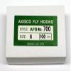AXISCO AFB 700-#6 Fly Hooks, Pack of 100 view 2