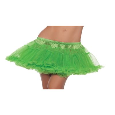 Be Wicked Women's Kate Petticoat, Lime Green, One Size