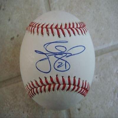 Jason Marquis Signed Baseball - cardinals Official - Autographed Baseballs