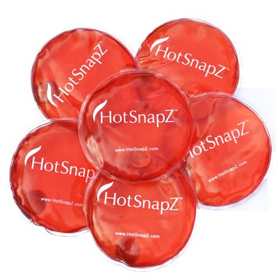 HotSnapZ Reusable Hand Warmers - 4" Round Instant Heat Packs