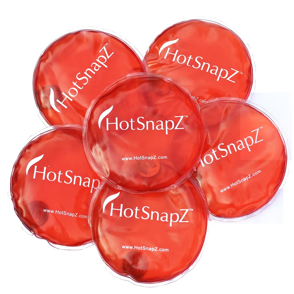 HotSnapZ Reusable Hand Warmers - 4" Round Instant Heat Packs