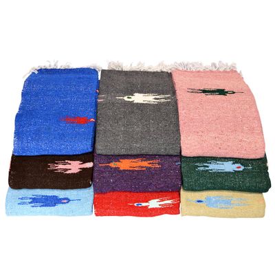 Velmex Quality Yoga Stretch Roll Thunderbird Mexican Blanket Assorted Colors