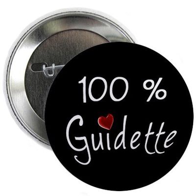 100% Guidette Jersey Shore Slang Fan 2.25 inch Pinback Button Badge