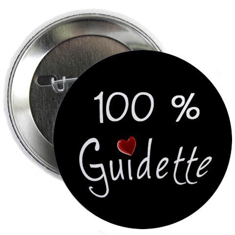 100% Guidette Jersey Shore Slang Fan 2.25 inch Pinback Button Badge