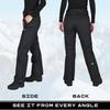 Arctix Women's Insulated Snow Pants, Black, Large view 3