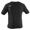 O'Neill Wetsuits Skins Short Sleeve V-Neck Rash Tee, Black, Medium view 2