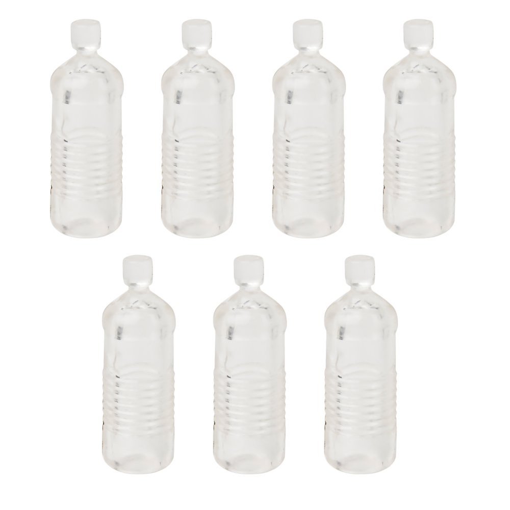 Set of 7 Small Water Bottles for Wrestling Action Figures