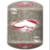 ACE of Spades Graphic Skateboard Decks, Grey Ace of Spades, 8"
