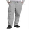 Cherokee Scrub for Men Fly Front Cargo Pant with 7 Pocket, Durable, Fade Resistant Fabric Plus Size - 4000, 5XL, Grey view 1