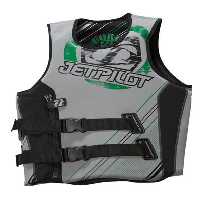 jetpilot Neoprene Core S/E Neo Vest (Silver, Medium)