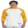 Champion Adult 5.2 oz. Raglan T-Shirt 3XL WHITE/ C GOLD view 1