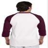 Champion Adult 5.2 oz. Raglan T-Shirt 3XL WHITE/ C GOLD view 3