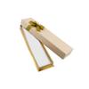Beige Bracelet Box with Gold Bow view 1