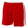 A4 Mens Reversible Moisture Management 10" Short, 2XL, Scarlet/White view 1