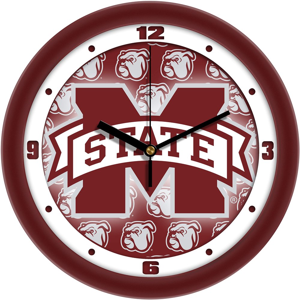 SunTime Mississippi State Bulldogs - Dimension Wall Clock