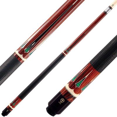 McDermott Cues G Series Cocobolo With 6 Malachite Points, Includes Case, 19oz
