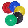 Ader Sporting Goods Solid Rubber Bumper Plates Set w/Rack- Color 5 Pairs, Total 260lb view 3