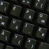French BEPO Keyboard Stickers Black Background Non-Transparent for Desktop, Laptop and Notebook view 1
