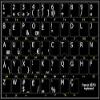 French BEPO Keyboard Stickers Black Background Non-Transparent for Desktop, Laptop and Notebook view 4
