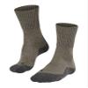 FALKE Men's TK1 Adventure Wool Hiking Socks, Merino Wool, Breathable Quick Dry, Mid Calf Length, Thick Padding, Beige (Kitt Mouline 4310), 12.5-13.5, 1 Pair view 1