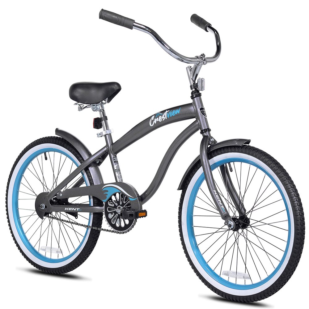 Kent 20" Crest View Beach Cruiser, Grey, Girl's