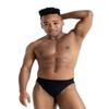 Capezio Men's Reinforced Front-Lined Thong Dance Belt, Black, X-Large view 2