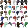Bandana Dorag Caps Head Wrap Bulk Set of 12 Assorted Designs, Cycling Cotton Durags view 2