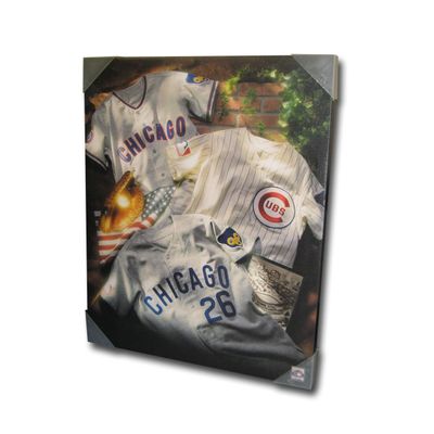 MLB Chicago Cubs 22x28 Printed Artwork - Vintage Cubs Collage