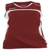 ASICS Women's Ace Jersey (X-Large, Maroon/White) view 1