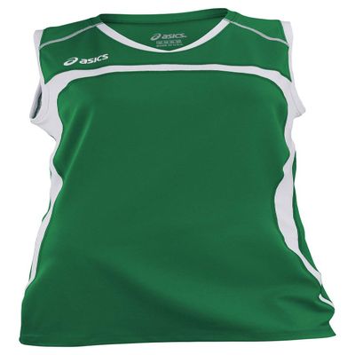 ASICS Women's Ace Jersey (Large, Forest/White)