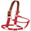 Weaver Leather Nylon Adjustable Breakaway Horse Halter, Average, Red view 1
