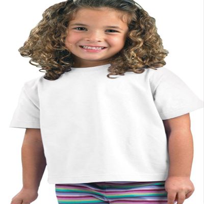 Rabbit Skins Juvy T-Shirt (White) (5/6)