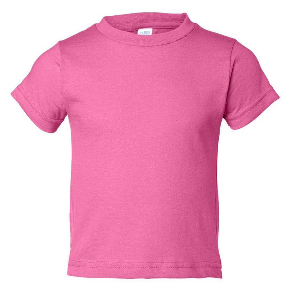 Rabbit Skins Juvy T-Shirt (Raspberry) (5/6)
