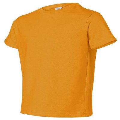 RABBIT SKINS Mens Toddler 5.5 oz. Jersey Short-Sleeve T-Shirt 5/6 Gold